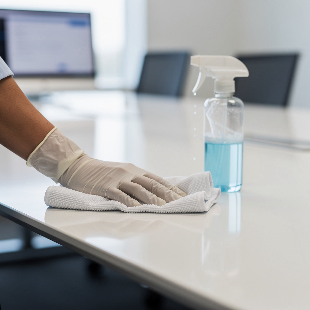 JV & PACO CLEANING COMPANY professional team providing commercial janitorial and office cleaning services